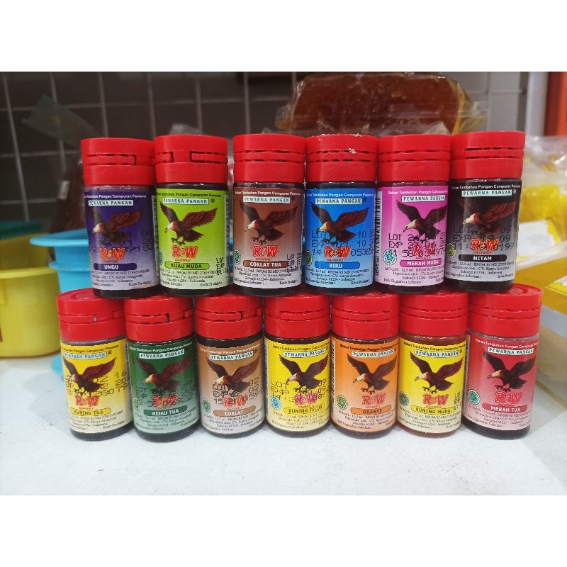 

Rajawali Pewarna Pangan Cair Makanan Kue 15