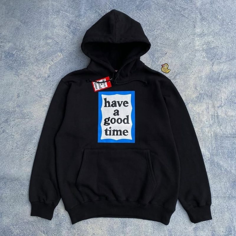 Hagt hoddie blueframe pullover black