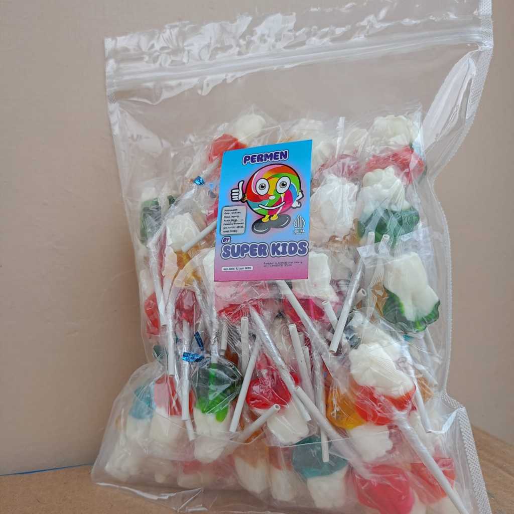 

PERMEN LOLIPOP KARAKTER MIXUE SUPER KIDS BERBAGAI RASA BUAH ISI 100 PCS (Langsung dari pabriknya)