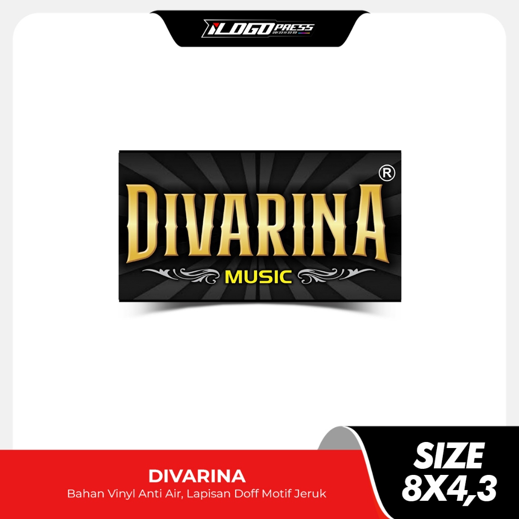 

Stiker DIVARINA MUSIC Bahan Vinyl Premium Anti Air Doff Motif Jeruk