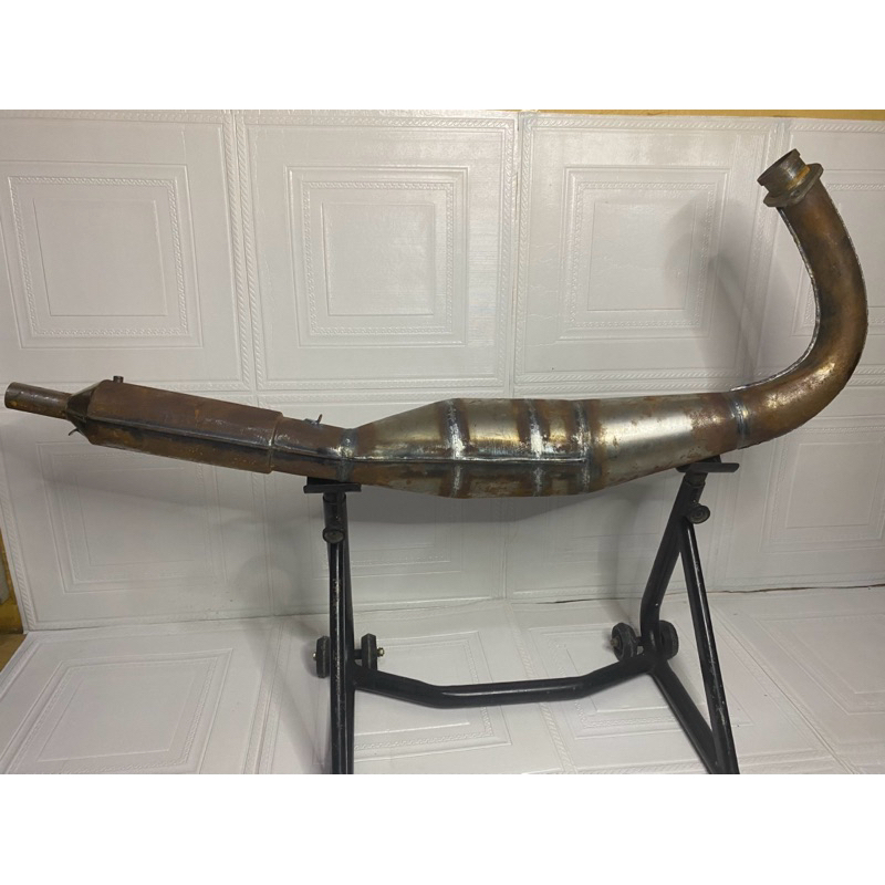 KOLONG PLAT KARAT SLENCER NAIK LAMBUNG 38 CORONG CHROME