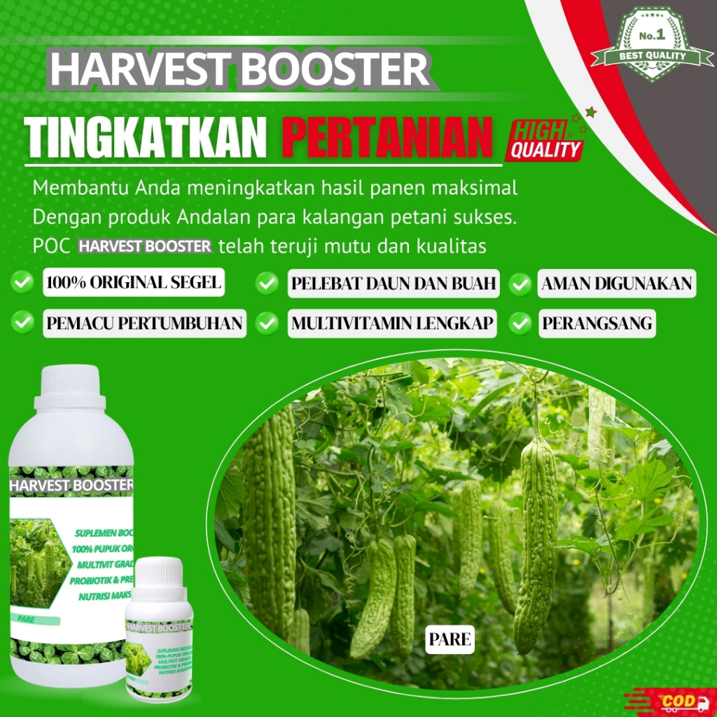 PUPUK ORGANIK CAIR 100% untuk tanaman PARE Pemacu Pertumbuhan Pelebat Daun Dan Buah Perangsang akar 