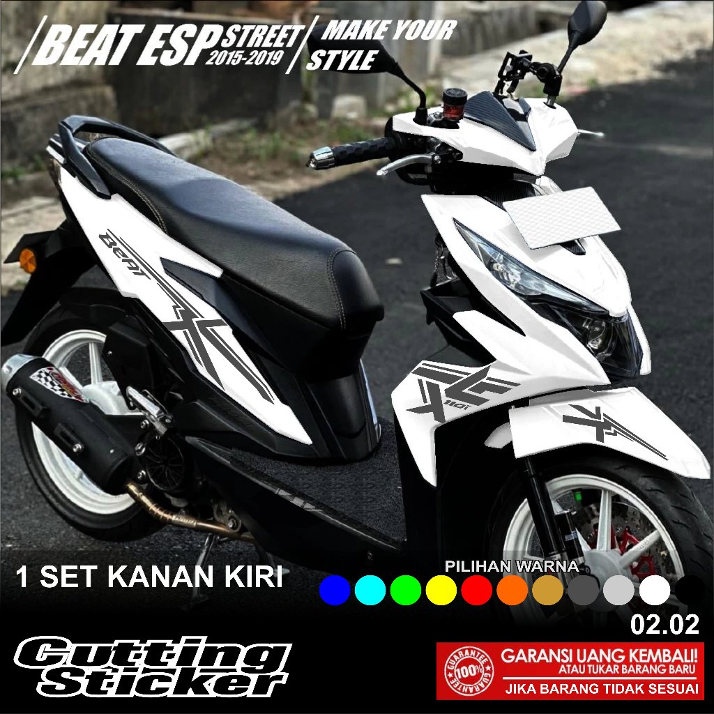 Striping CUTTING STICKER Beat NEW ESP 2017 2018 2019 Cutting Sticker Cutting Sticker Motor Beat Stri