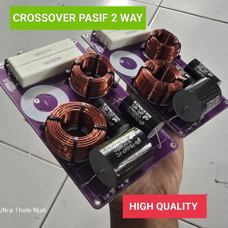 Pasif tweater balap 2 way by thole njati audio
