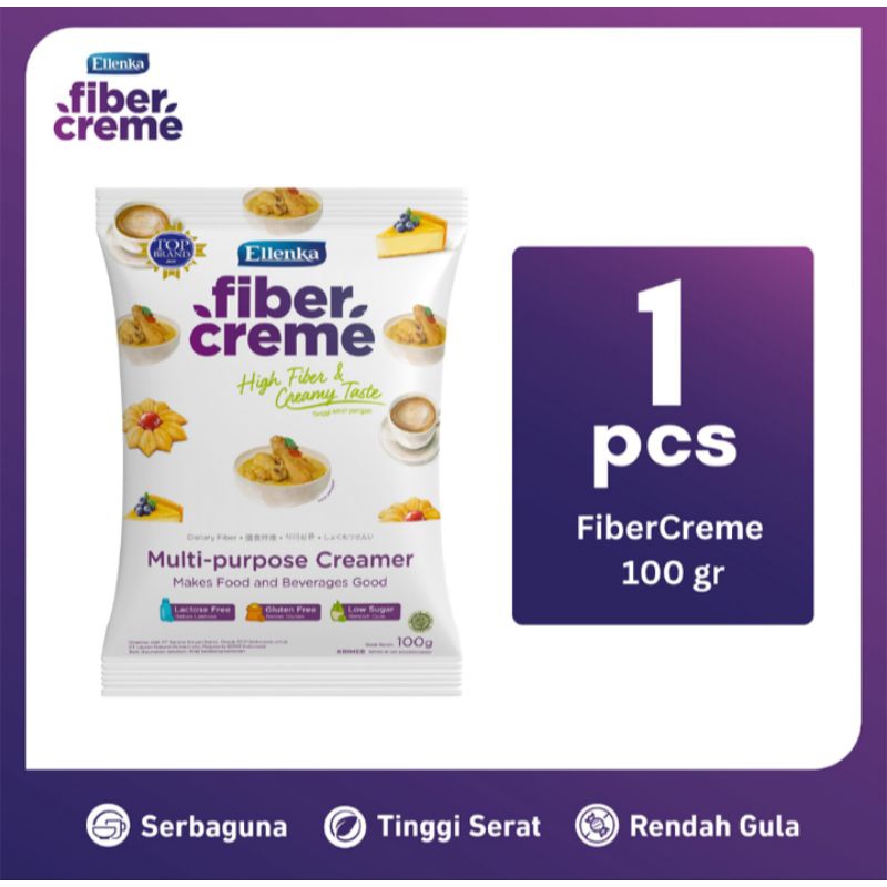 

Ellenka Fiber Creme Original Krimer Serbaguna 100g