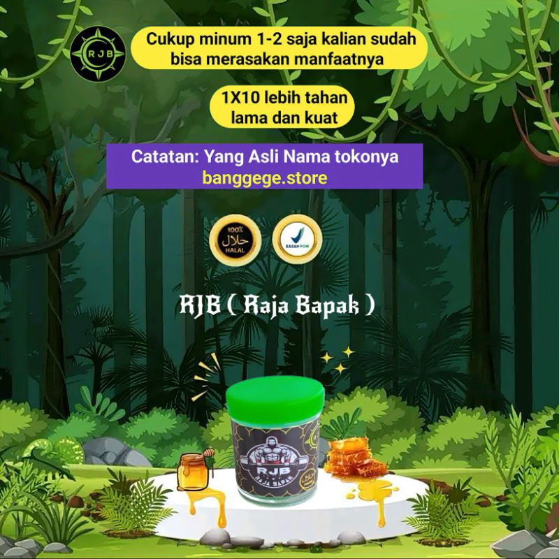 

Madu RJB isi 6 pcs madu hutan botol untuk kesehatan