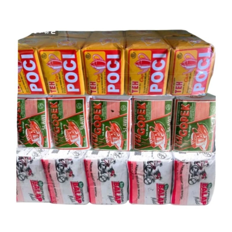 

3 Slop 30pcs @40g Teh poci kuning,Teh gopek,Teh balap