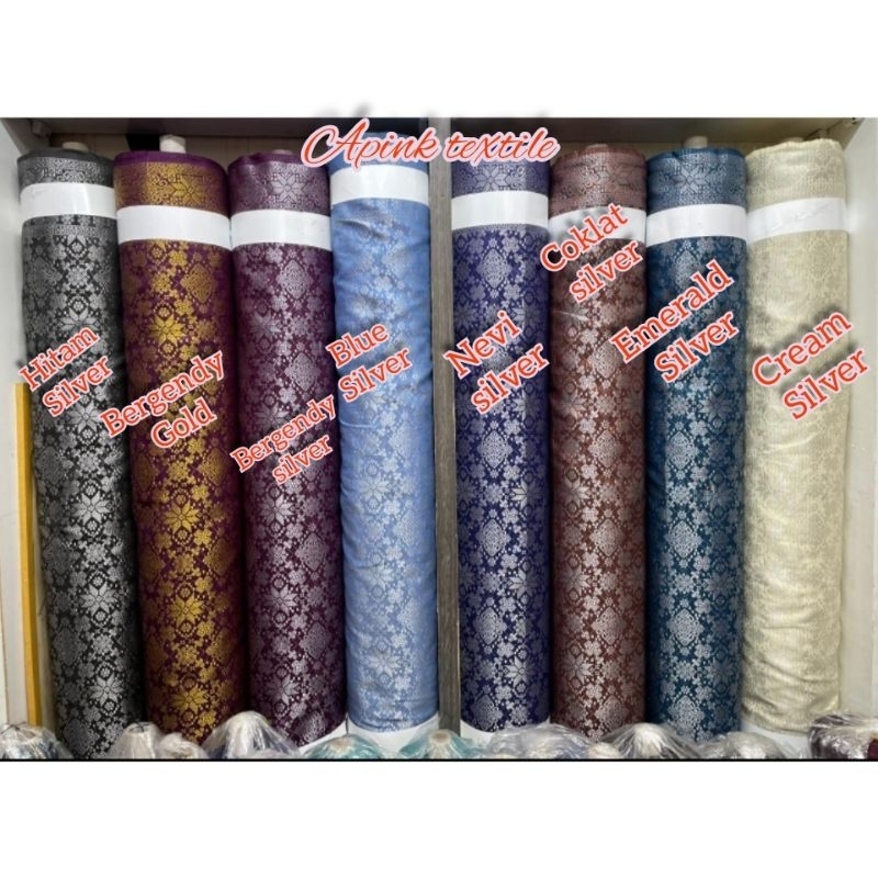 kain songket Palembang / kain semi Palembang / songket meteran