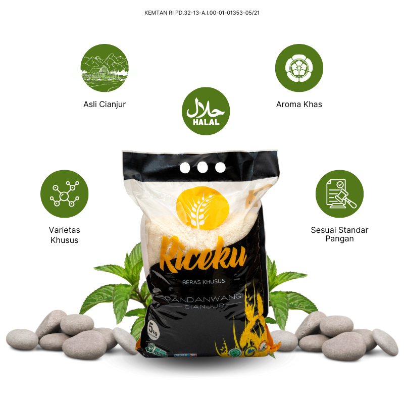 

Beras Pandanwangi Riceku/ Beras Pilihan Agro Pandanwangi/ Beras Khusus Pandanwangi Jakarta