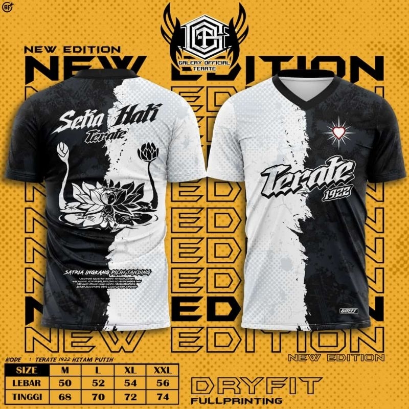 JERSEY PSHT/JERSEY SILAT/ JERSEY IPSI KEKINIAN DRYFIT