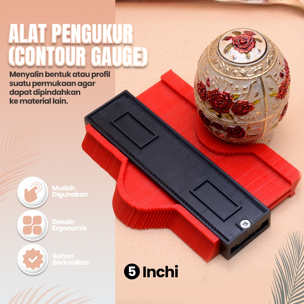 

Alat Pengukur Contour Duplicator Profile Copy Gauge copy ruller alat copy bentuk Pengukur kontur AA