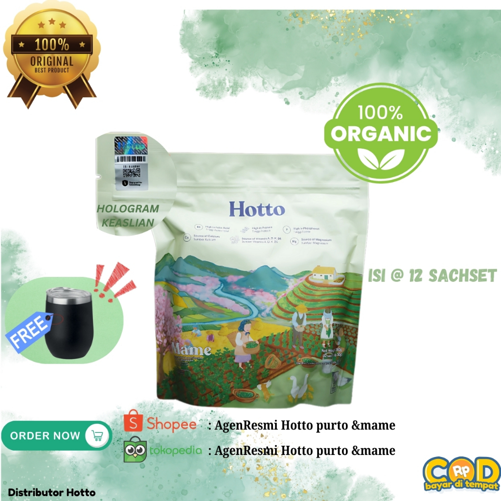 

HOTTO MAME SUPLEMEN MULTIGRAIN 100% ORIGINAL | HARGA 1 POUNCH HOTTO MAME RP 290.000 free thumbler
