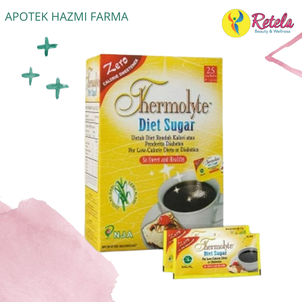 

THERMOLYTE DIET SUGAR 25 SACHET 1GR