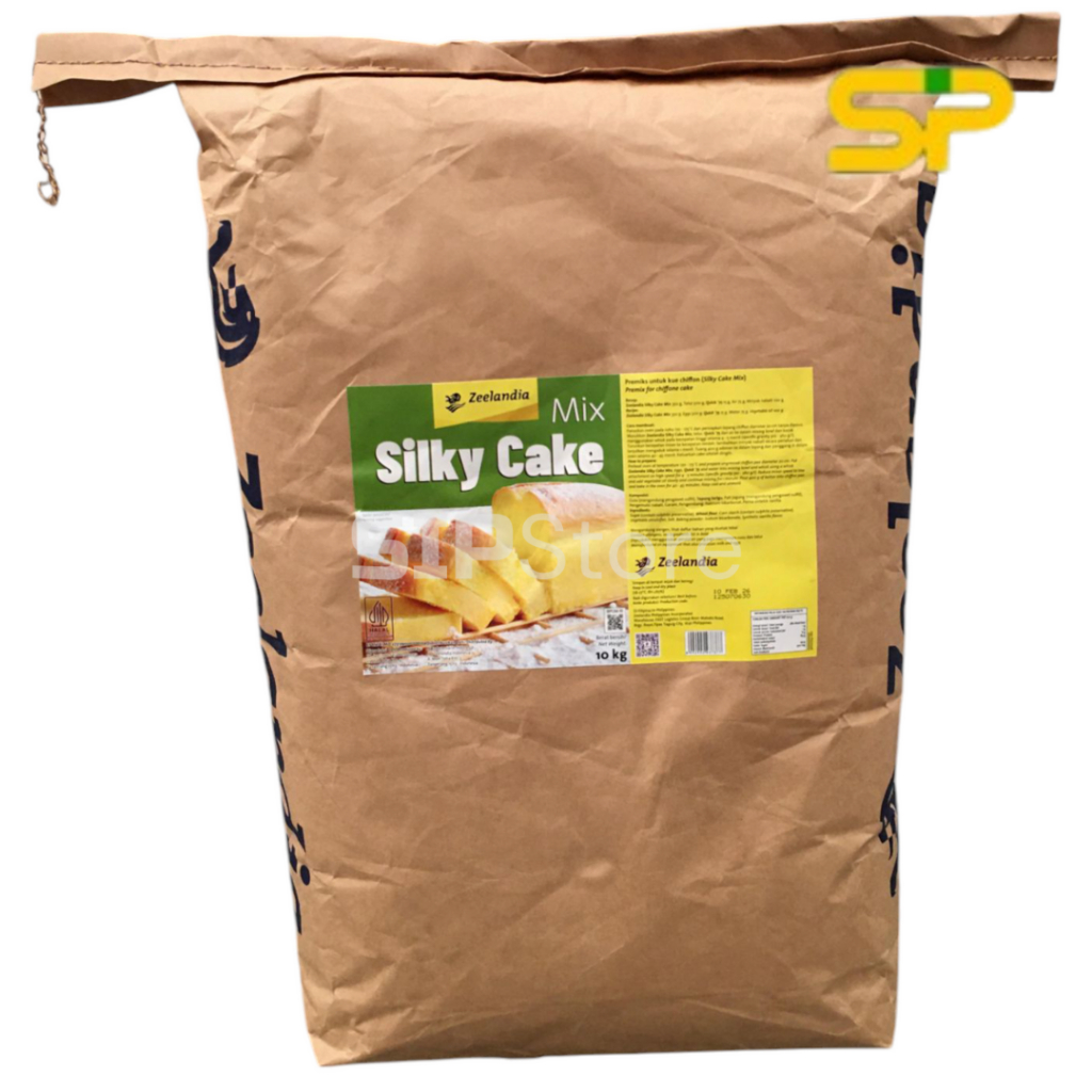 

Zeelandia Silky Cake Mix 10kg / Tepung Premiks Instan Siap Pakai / Tepung untuk Kue Sifon 10 kg