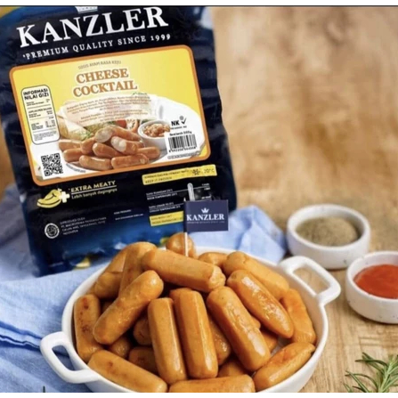 

KANZLER CHEESE COCKTAIL SOSIS 500 GR/ SOSIS AYAM RASA KEJU/ SOSIS KANZLER MINI