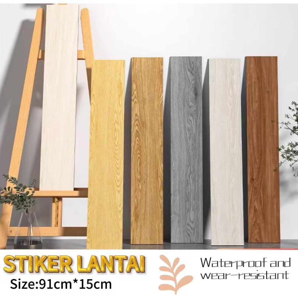 91.4x15.2cm Natural wood grain flooring with modern minimalist style/PVC self-adhesive flooring with