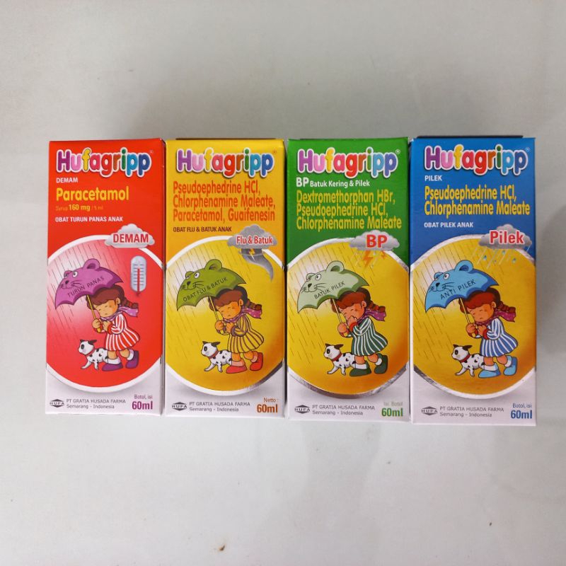 HUFAGRIPP - OBAT DEMAM, BATUK, PILEK, FLU