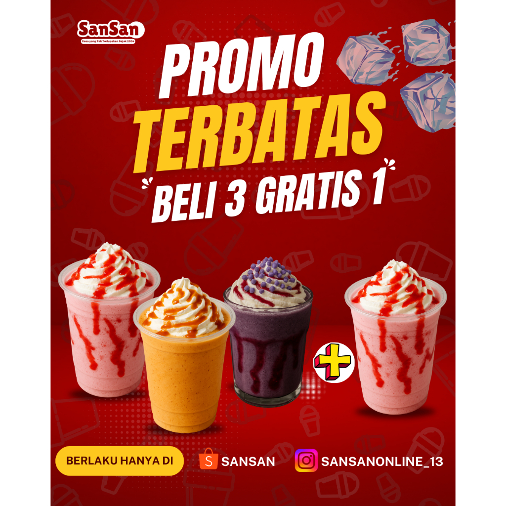 

Bubbletime minuman bubuk Rasa Strawberry 500gram