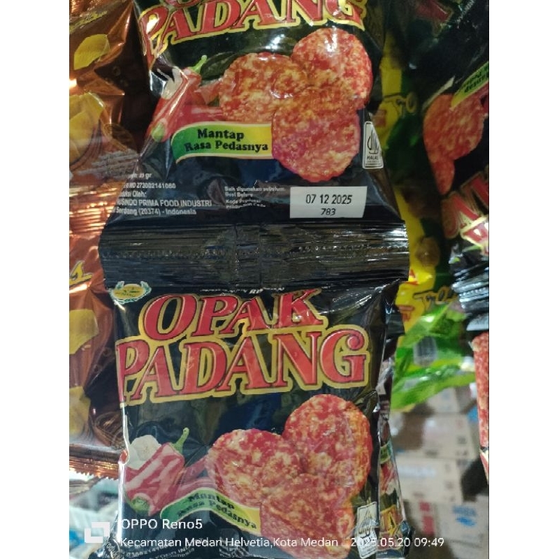 

makanan ringan opak padang