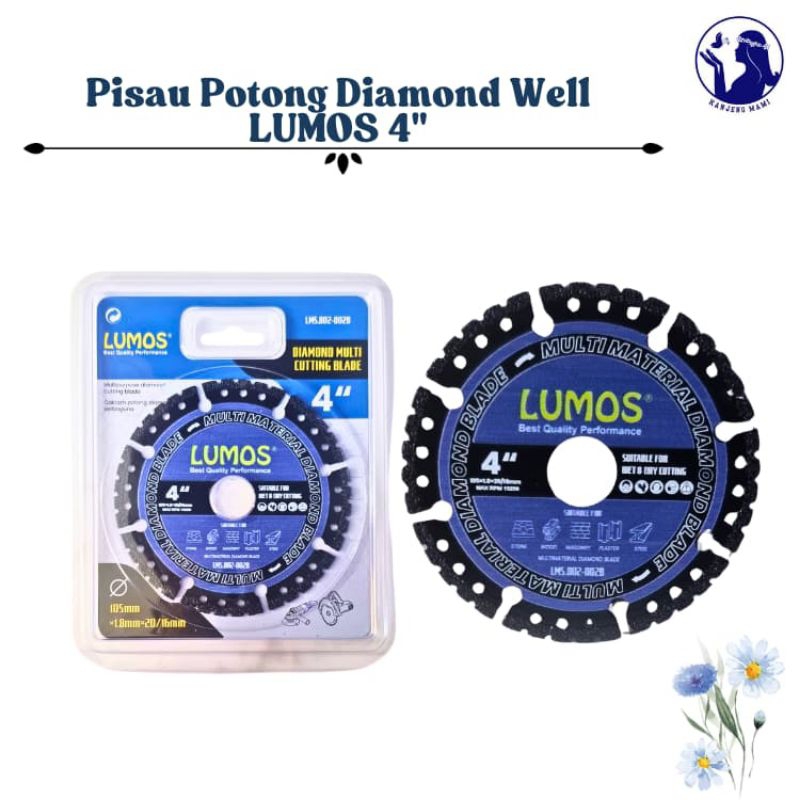 

Diamond Blade/Pisau Potong/ Diamond Well LUMOS 4
