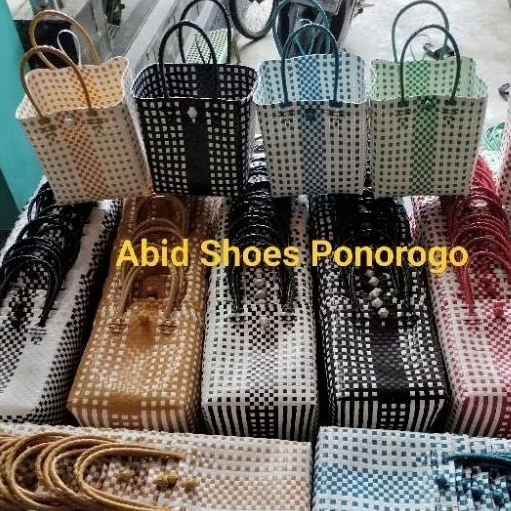 GROSIR tas anyaman plastik | tas hajatan | tas kotak nasi dan snack | READY