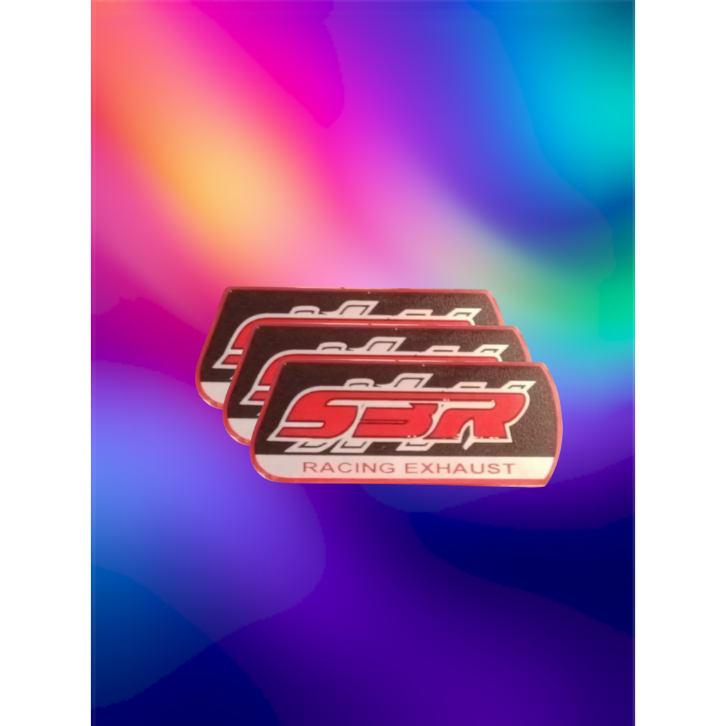 Emblem knalpot sbr All slinceer free paku rivet Motorcycle
