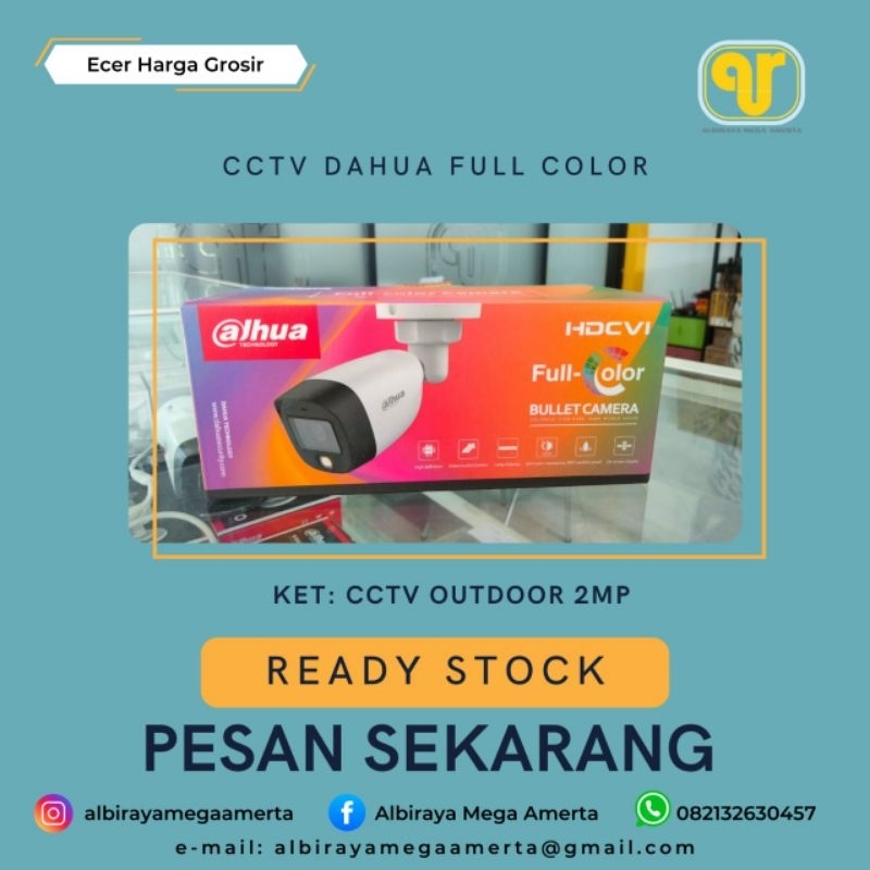 CCTV OUTDOOR DAHUA FULL COLOR 2MP