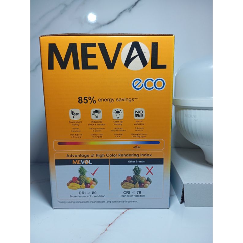 LAMPU LED MEVAL ECO MODEL KAPSUL 50WATT