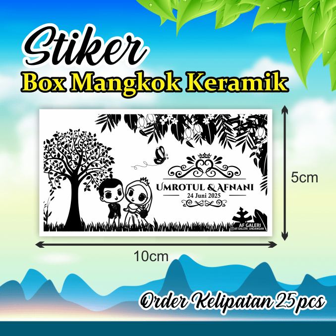 

Stiker box mangkok twotone (mangkok keramik)