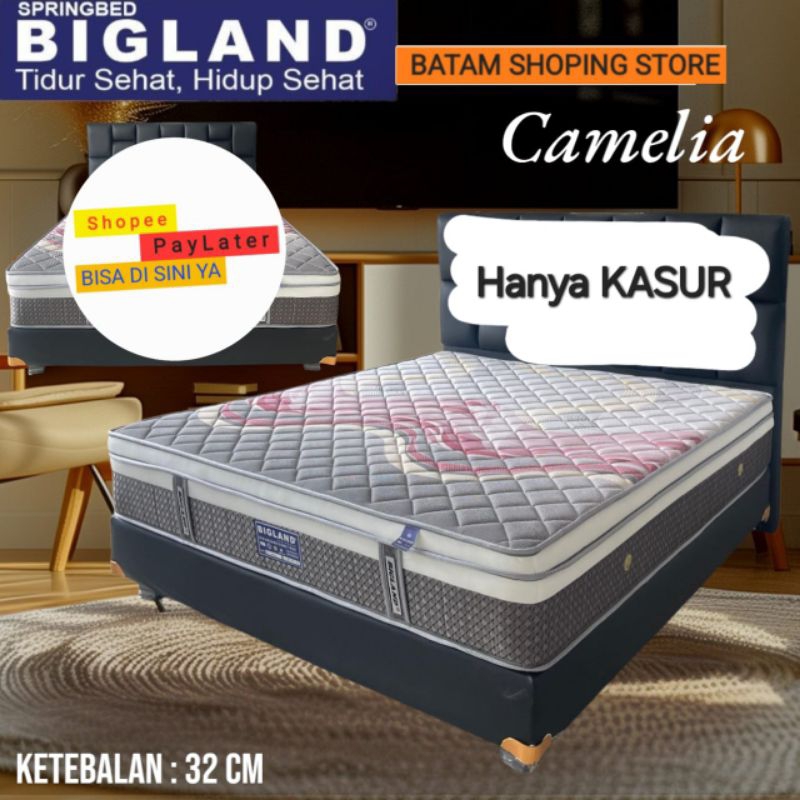 Kasur Matras Bigland Camelia ukuran 180X200 160X200 150X190 Tebal 32 cm