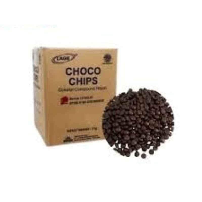 

Choco Chips L'agie Bulat 100gram