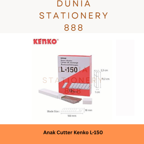 

Isi / Refill Anak Cutter Kenko L-150 Besar Isi 5