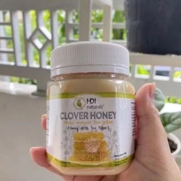

Clover honey 250gr exp 2028 + sendok kayu
