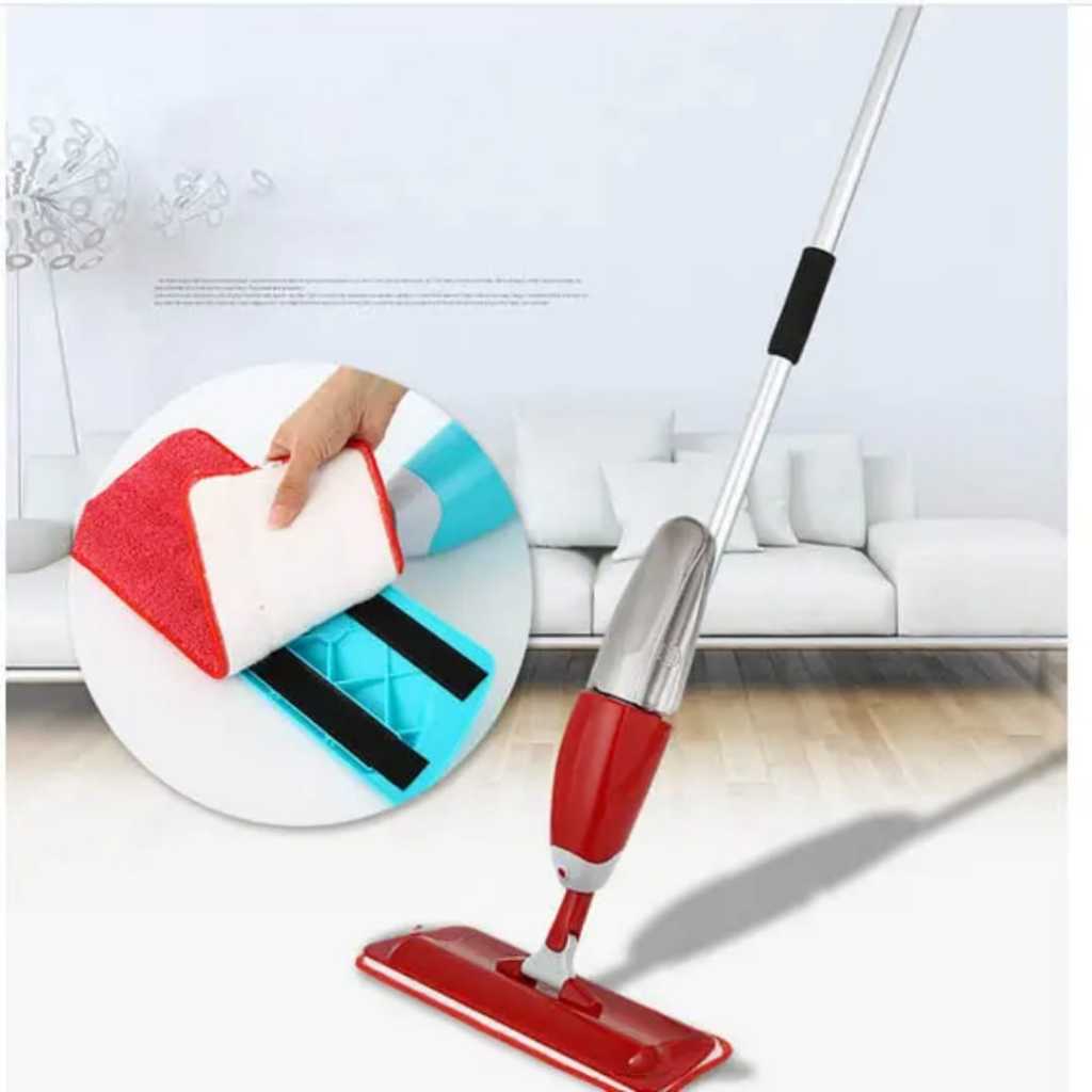 Alat Pel  Super Mop Pel Lantai Alat Pel Lantai Isi Air Semprot Otomatis