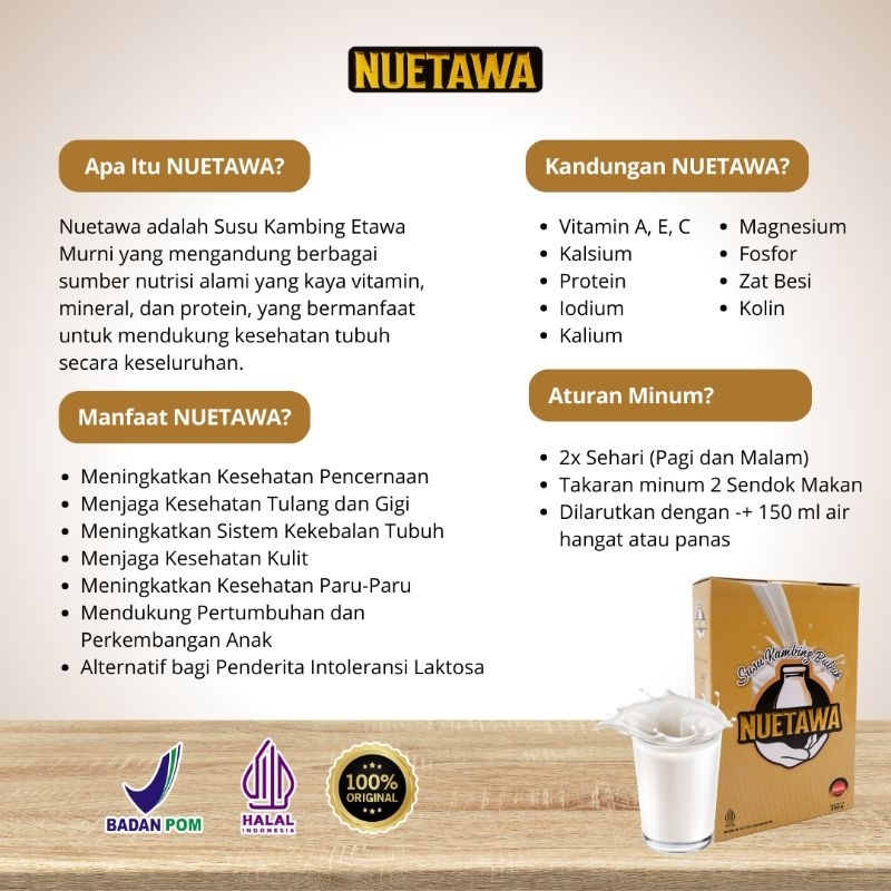 

NUETAWA (Susu Kambing Nuetawa)