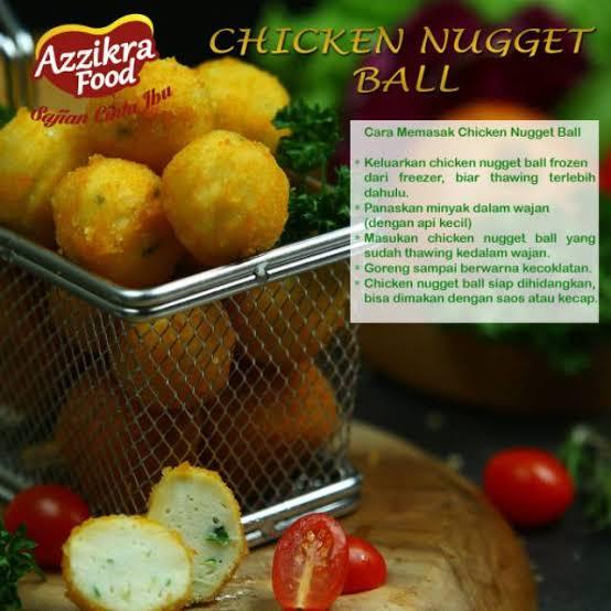 

AziKrara Food Chicken Nugget Ball