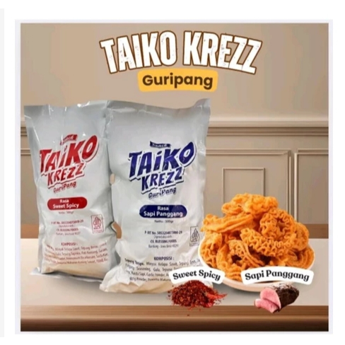 

TAIKO KREZZ GURIPANG MAKANAN VIRAL SNACK VIRAL TIK TOK 500gr