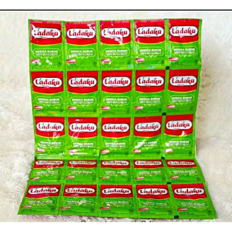 

Ladaku Merica Bubuk 1 Renceng Isi 12 Pcs – Bumbu Dapur Praktis & Ekonomis
