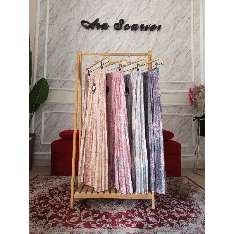 Rok Plisket Motif Rania Vanessa