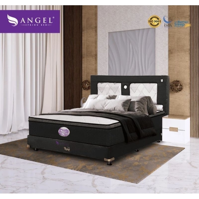 BONUS BANTAL GULING & SELIMUT  MATRAS SPRINGBED ANGEL DAFI 180 X 200 X 35 CM | KASUR SPRINGBED ANGEL