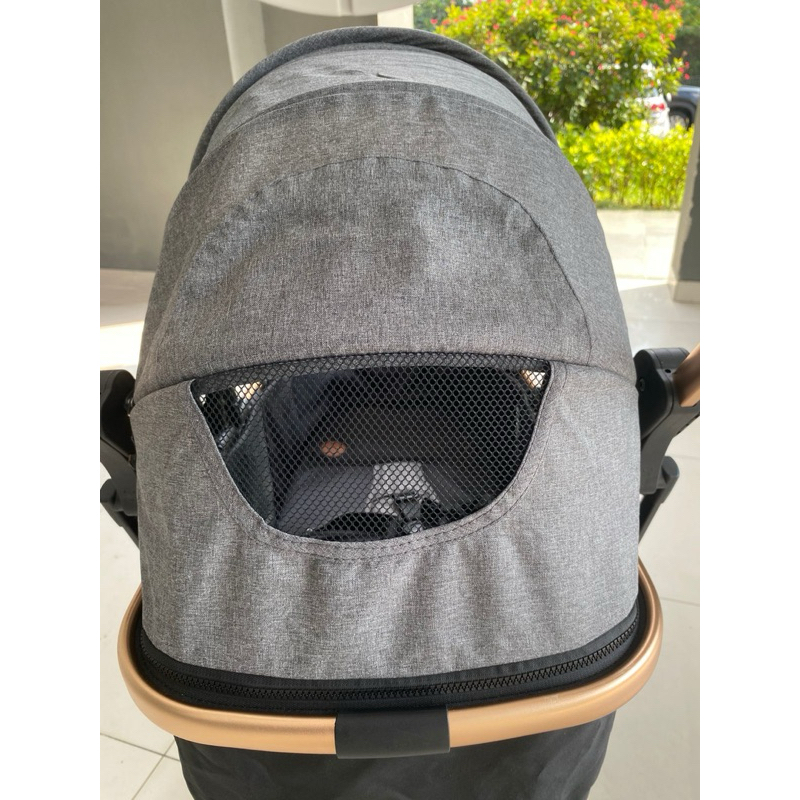 Preloved stroller Babydoes pronto include car seat