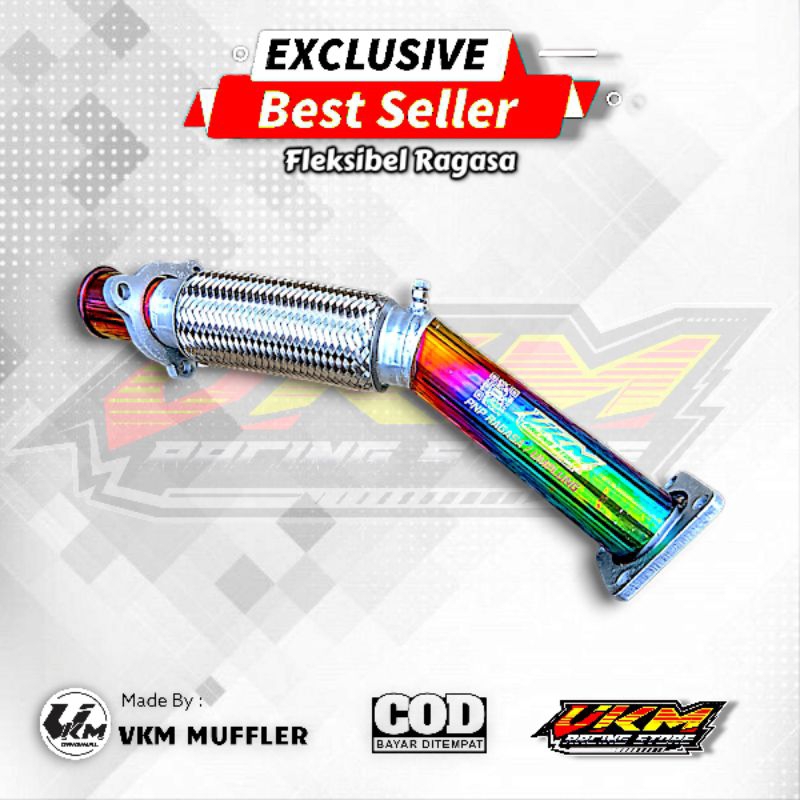 Knalpot Fleksibel Ngir PNP Ragasa Pelangi Ps100,Ps120