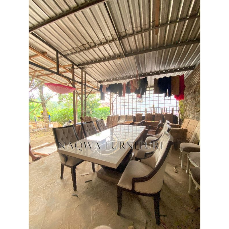 meja makan marmer meja marmer set meja marmer