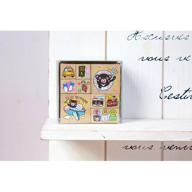 

Minicute stamp set - Travel