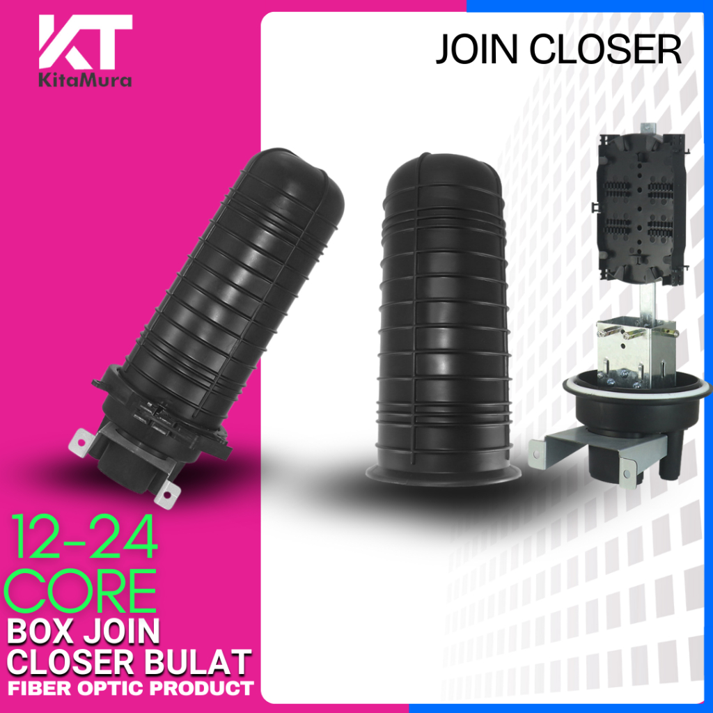 Joint Closure Core 12-24 , 48 Core Dome | Fiber Optic 12-24 , 48 Core Dome