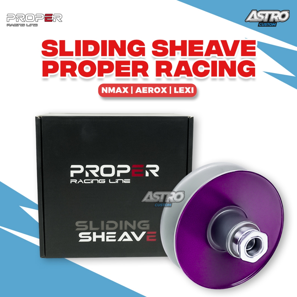 Pulley Belakang Proper Nmax Aerox Old 2DP Aerox Nmax new Lexi Sliding Sheave Racing