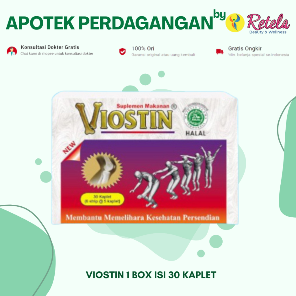 

VIOSTIN 1 BOX ISI 30 KAPLET