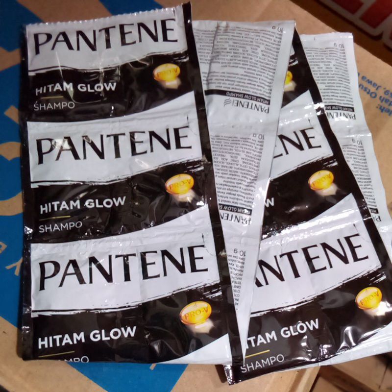 sampo PANTENE hitam glow shampo pro v sachet