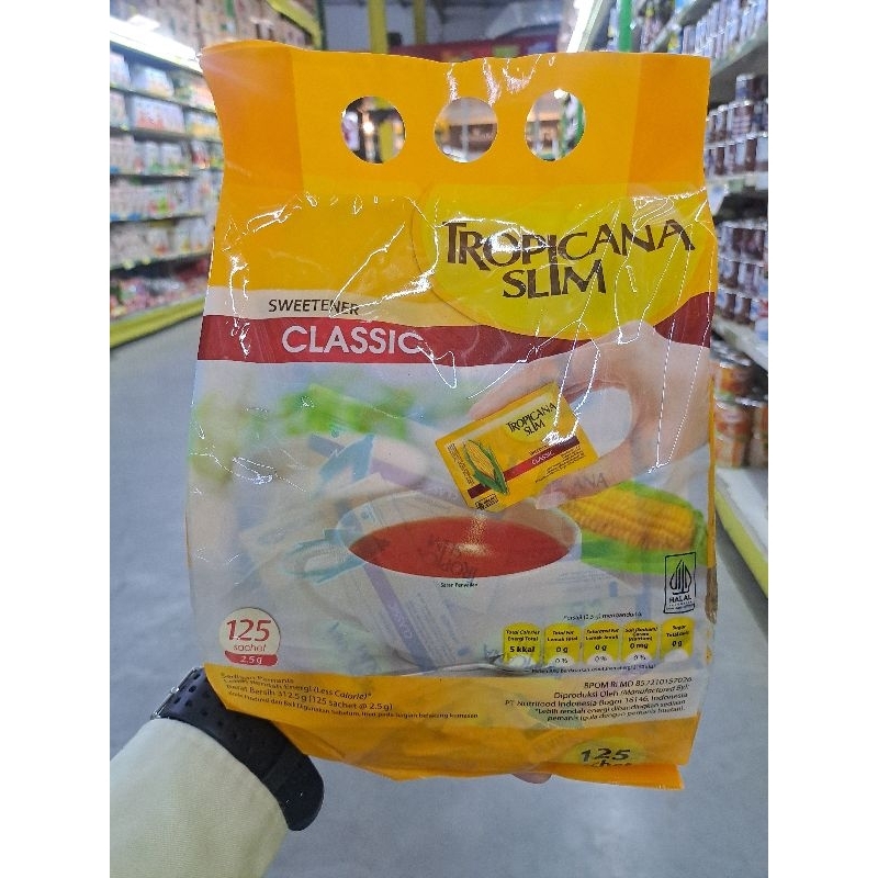 

tropicana slim sweetener clasic 125 sch