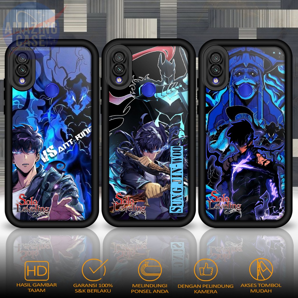 Softcase Glass kaca For REDMI NOTE 7 NOTE 7 PRO SLLV Casing Handphone Case Hp Procamera